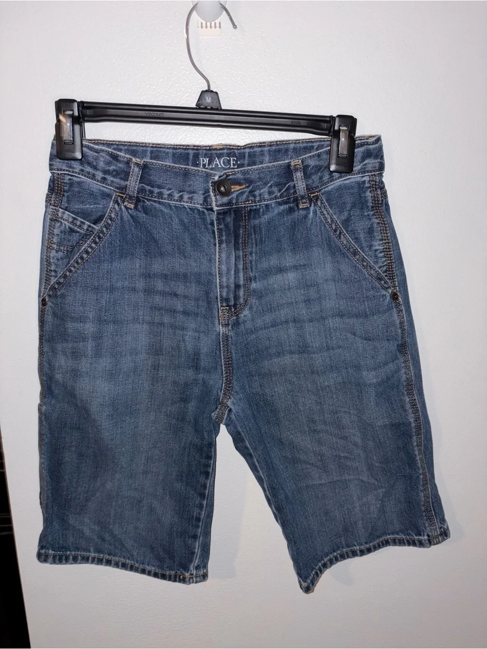 Place Boy's Blue Denim Jean Shorts
